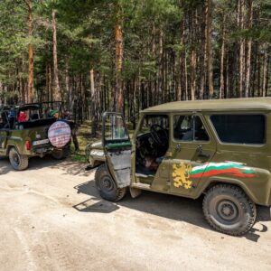 Два сафари джипа спрели в борова гора